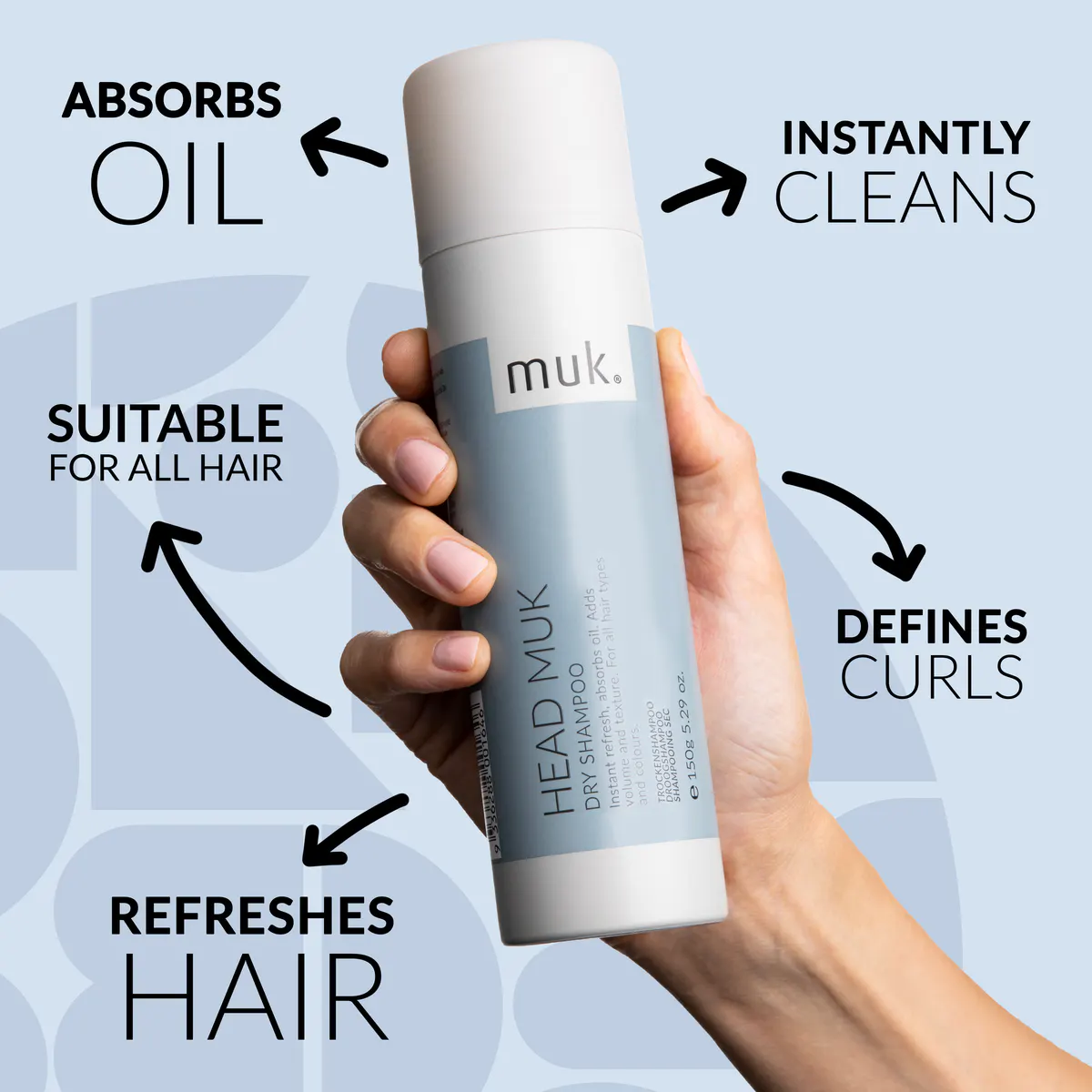 Muk Head muk Dry Shampoo 150g, view 5