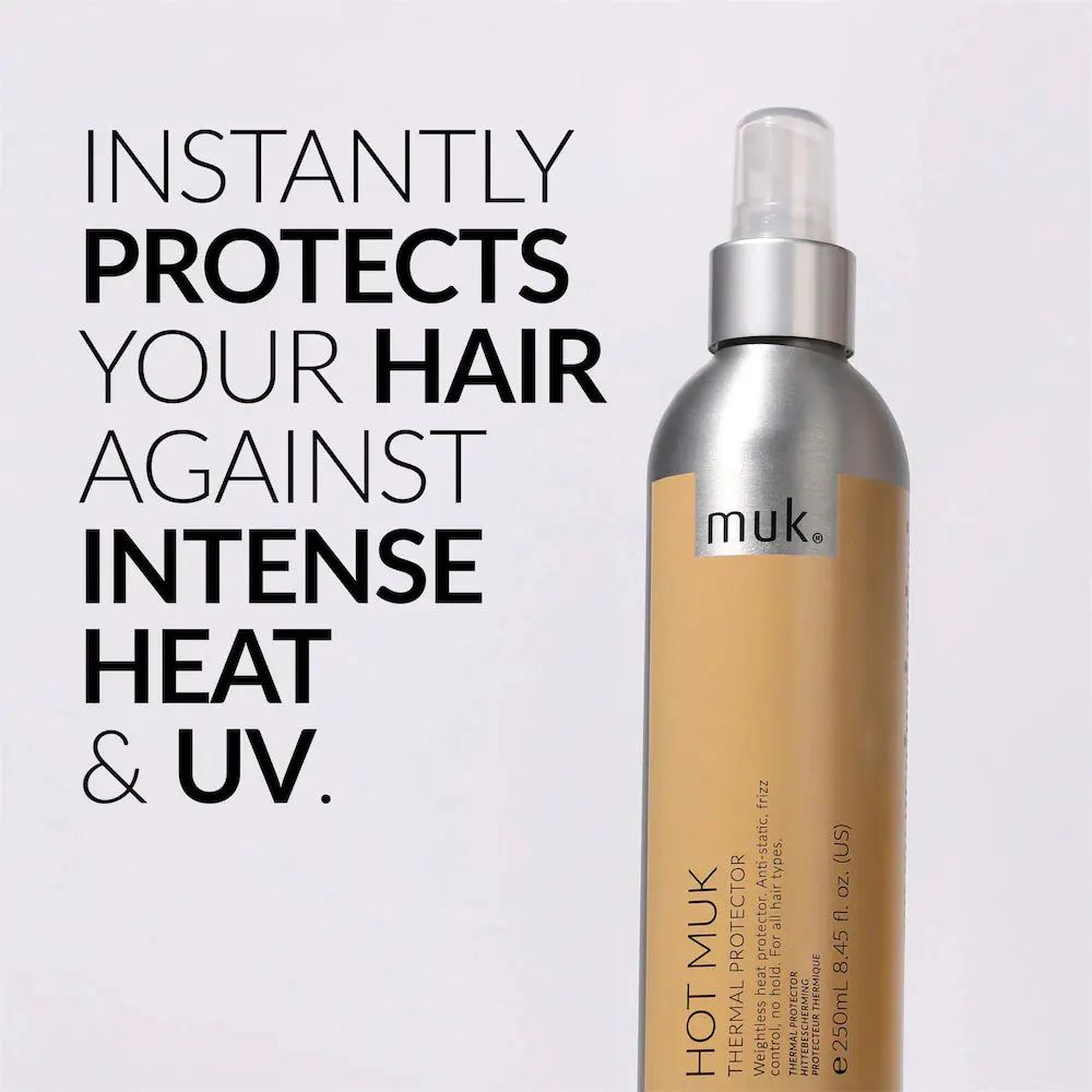 Muk Hot Muk Thermal Protector and Styling Cream Duo Pack, view 5