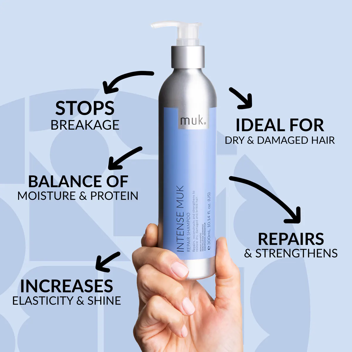 Muk Intense muk Repair Shampoo 300ml, view 5