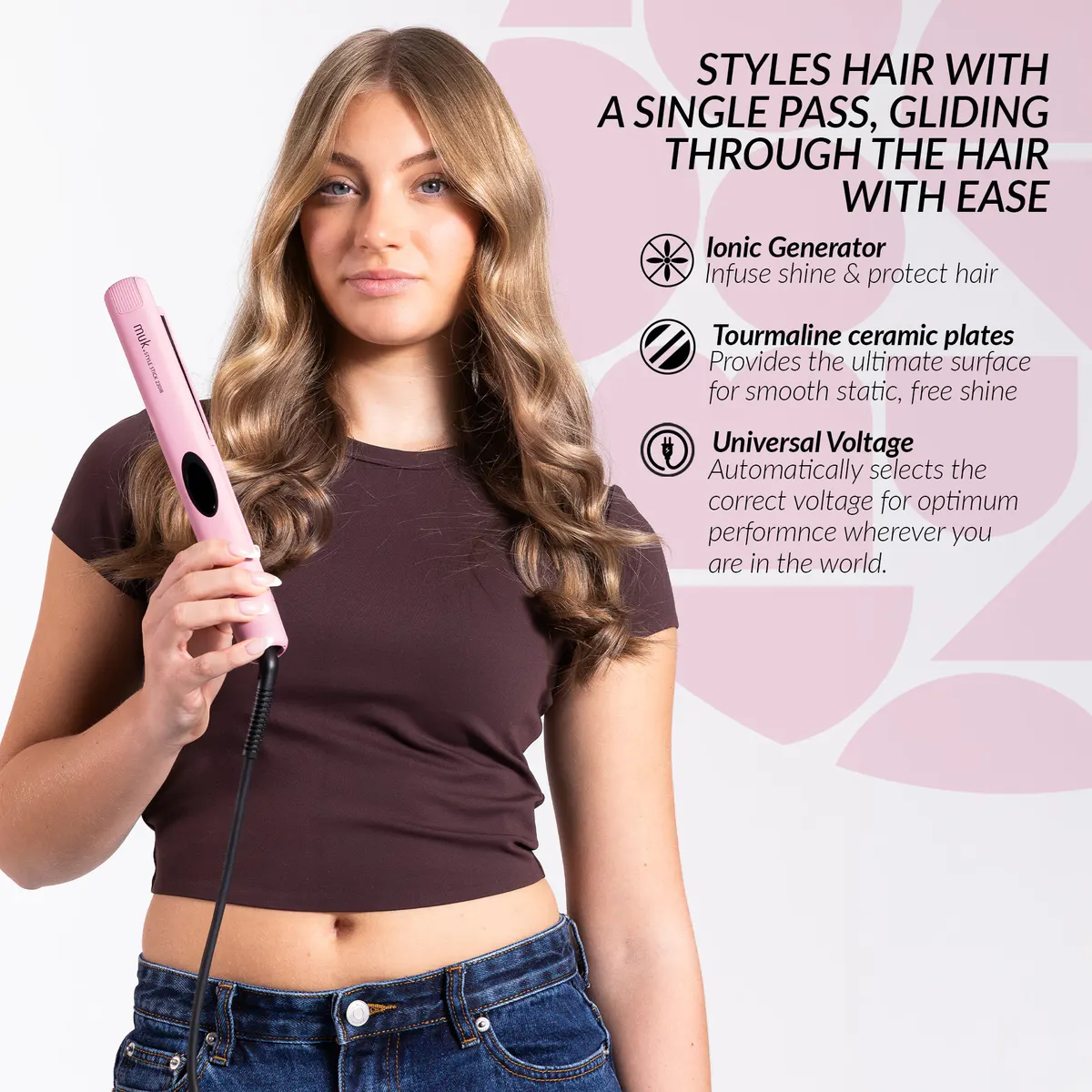 Muk Limited Edition Pink Style Stick 230-IR & Deep muk 1 Minute Treatment 200ml Pack, view 4