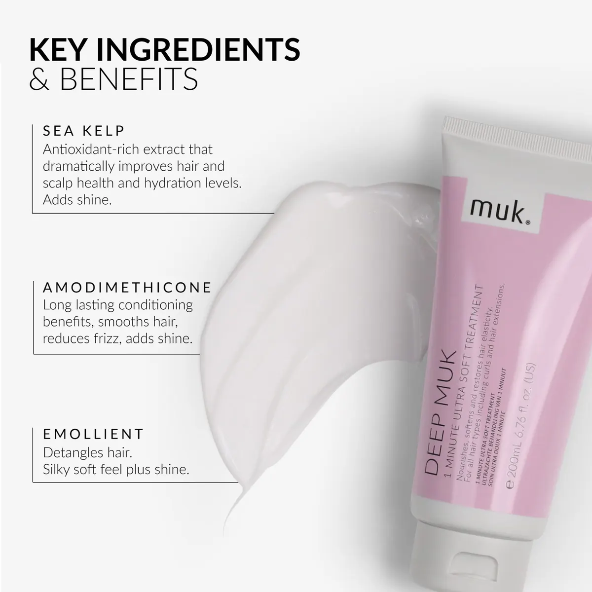 Muk Limited Edition Pink Style Stick 230-IR Wide Plate & Deep muk 1 Minute Treatment 200ml Pack, view 7