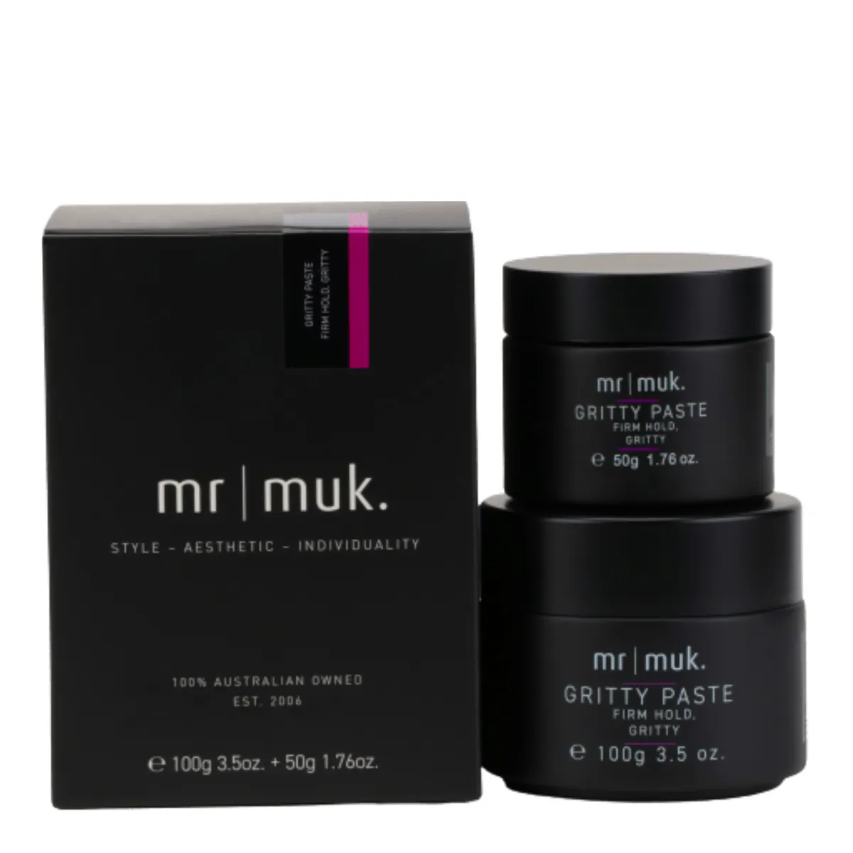 Muk Mr Muk Gritty Paste 100g + 50g Duo Pack