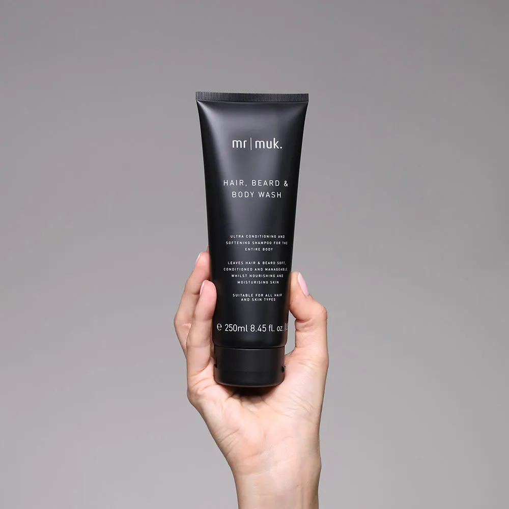Muk Mr Muk Hair Beard & Body Shampoo 250ml, view 2