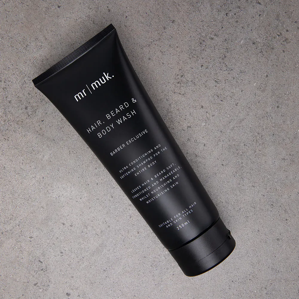 Muk Mr Muk Hair Beard & Body Shampoo 250ml, view 3