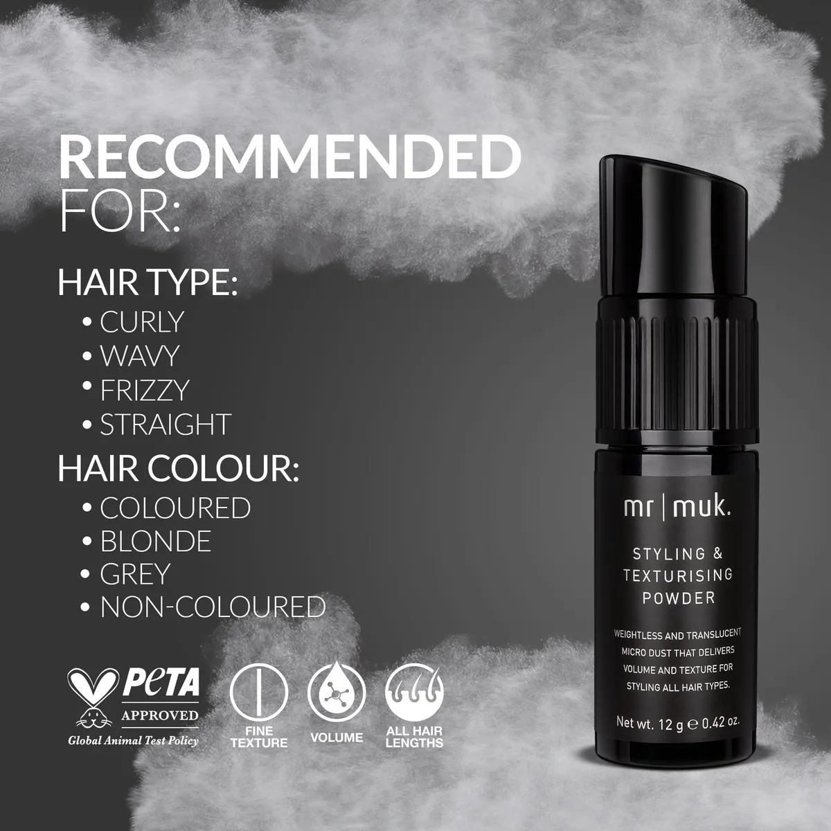 Muk Mr Muk Styling & Texturising Powder 12g, view 5