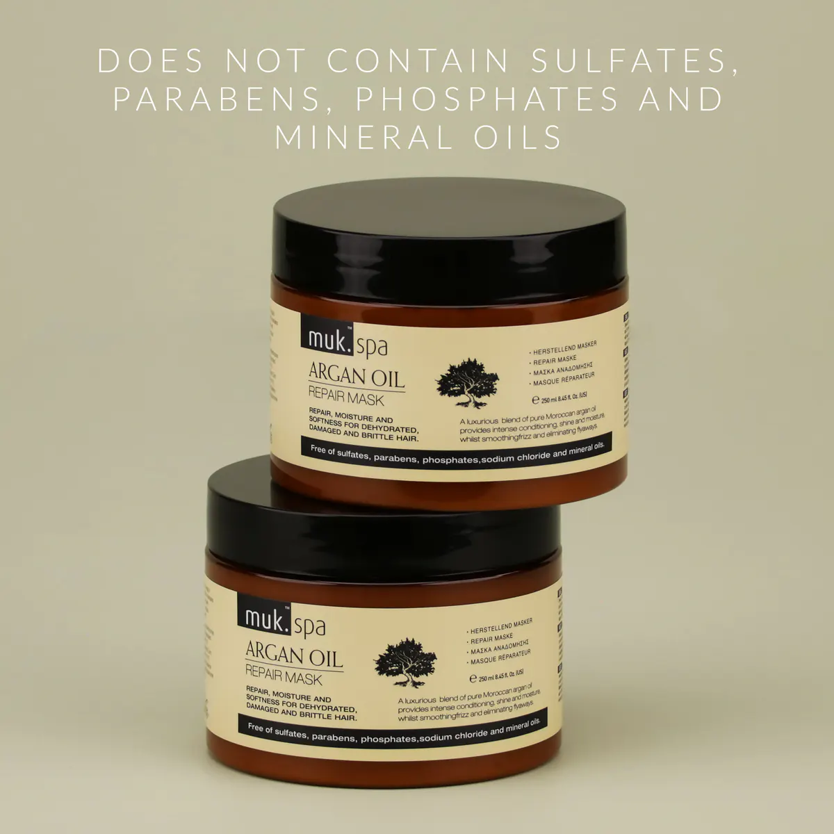 muk Spa Argan Oil Repair Mask 250ml, view 4