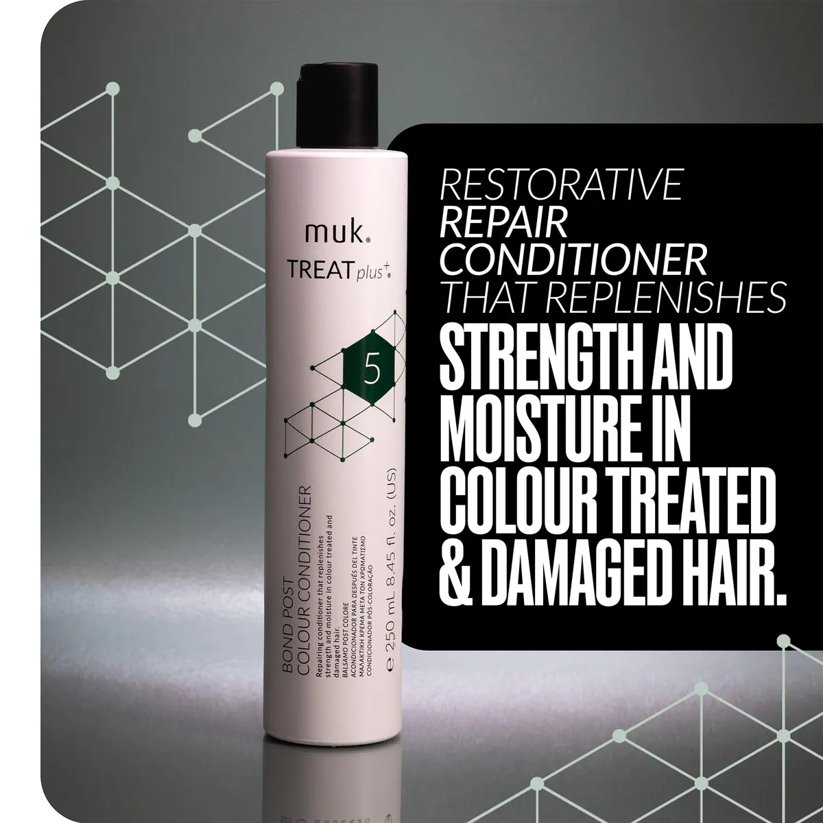 Muk Treat plus + Bond Post Colour Conditioner 250ml, view 3