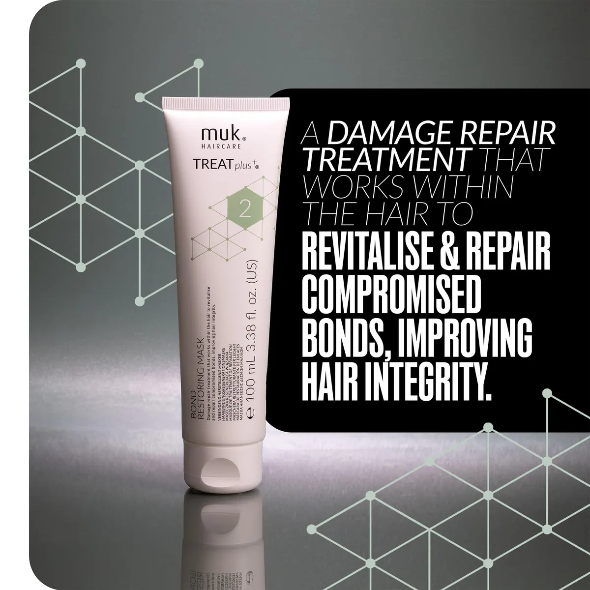 Muk Treat plus+ Bond Restoring Mask 100ml, view 3