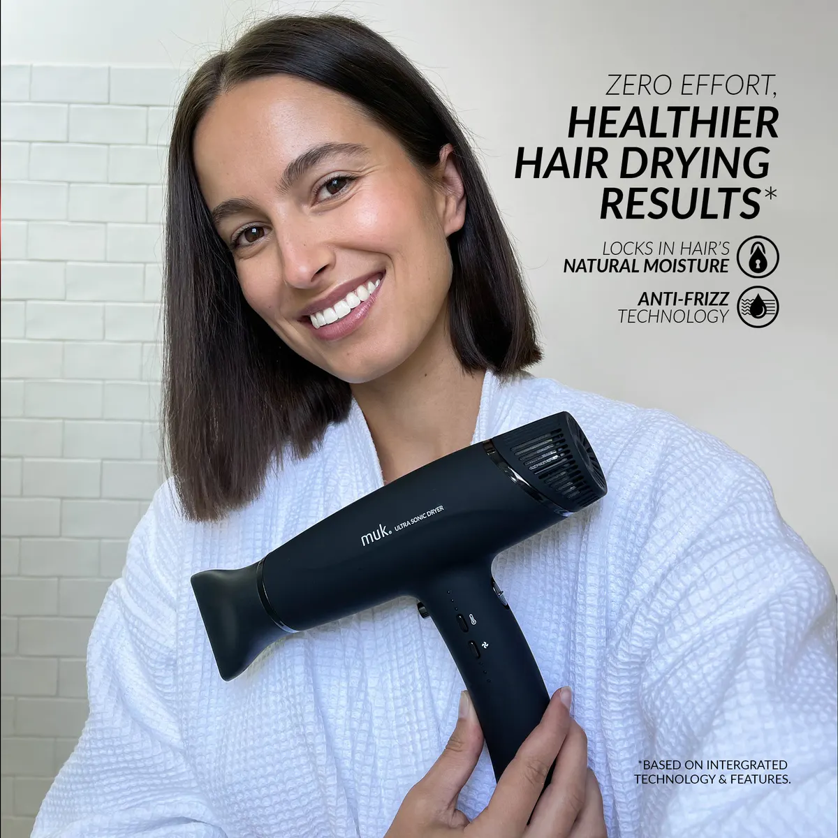 Muk Ultra Sonic Dryer Black, view 3