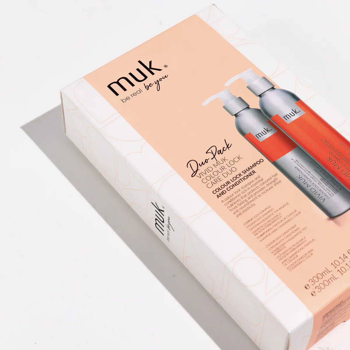 Muk Vivid Muk Colour Lock Shampoo and Conditioner 300ml Duo Pack, view 6