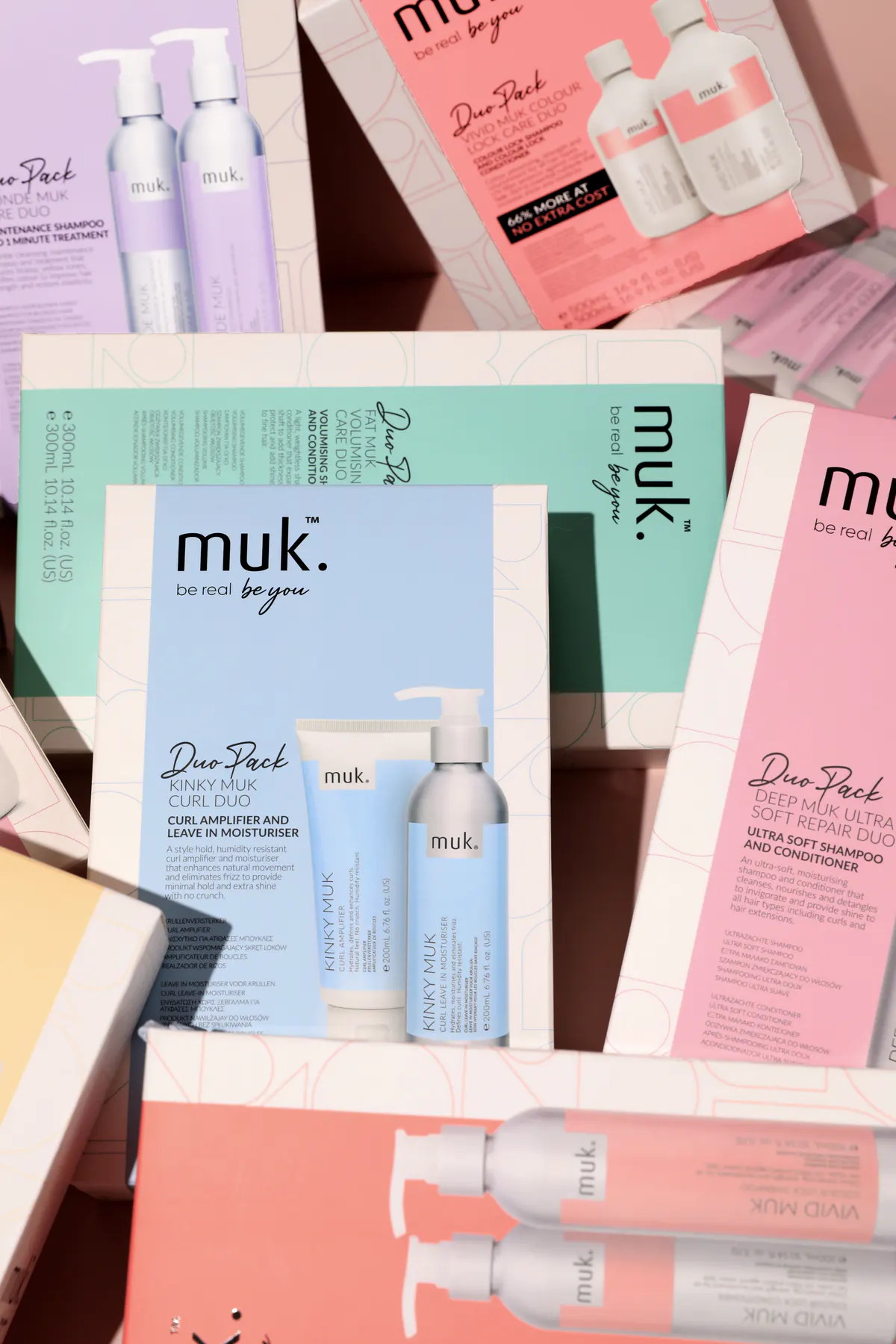 Muk Vivid Muk Colour Lock Shampoo and Conditioner 300ml Duo Pack, view 9