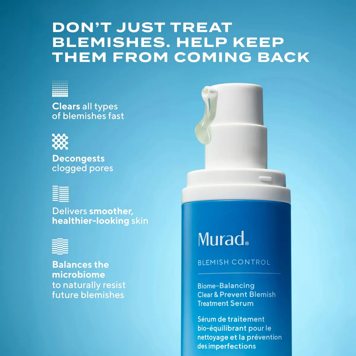 Murad Biome-Balancing Clear & Prevent Blemish Serum 30ml, view 6