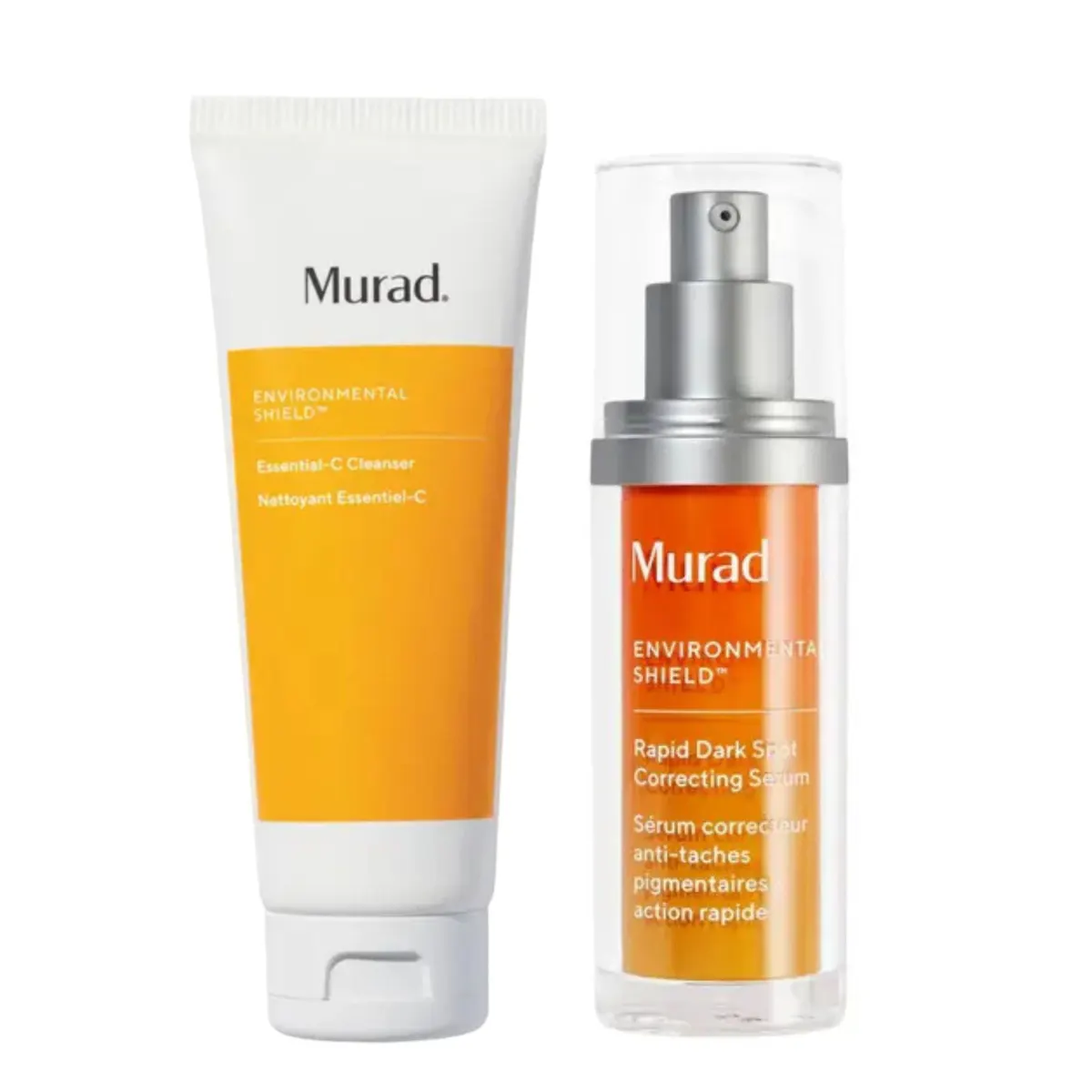 Murad Get Your Pink Back Essential C Cleanser & Rapid Dark Spot Correcting Serum Bundle