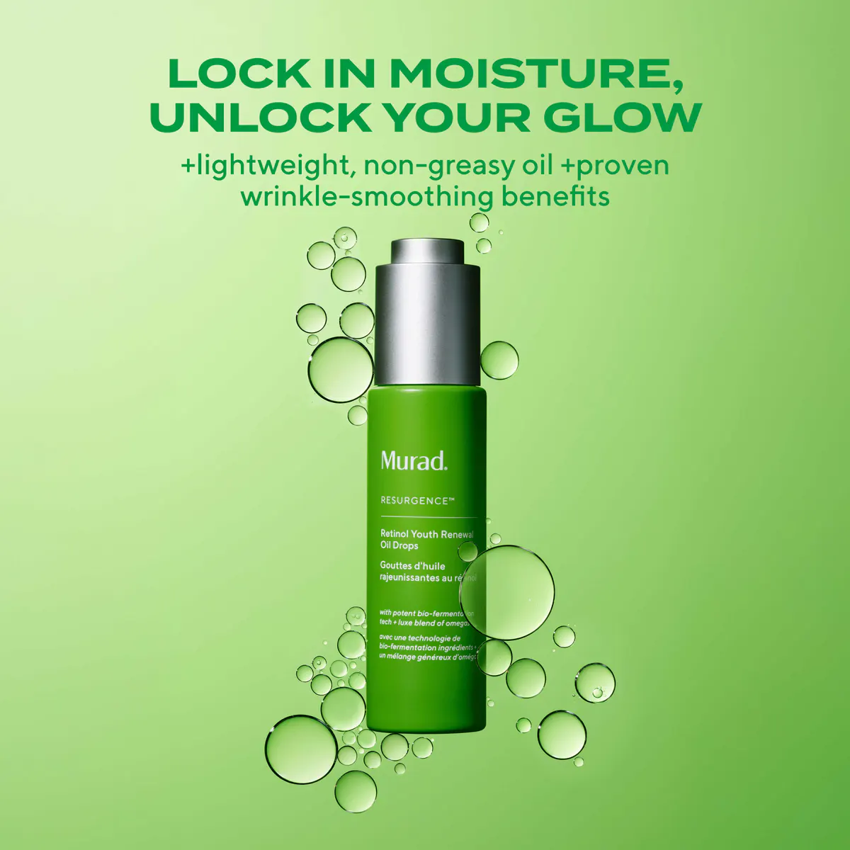 Murad Retinol Youth Renewal Face Oil Drops 30ml, view 3