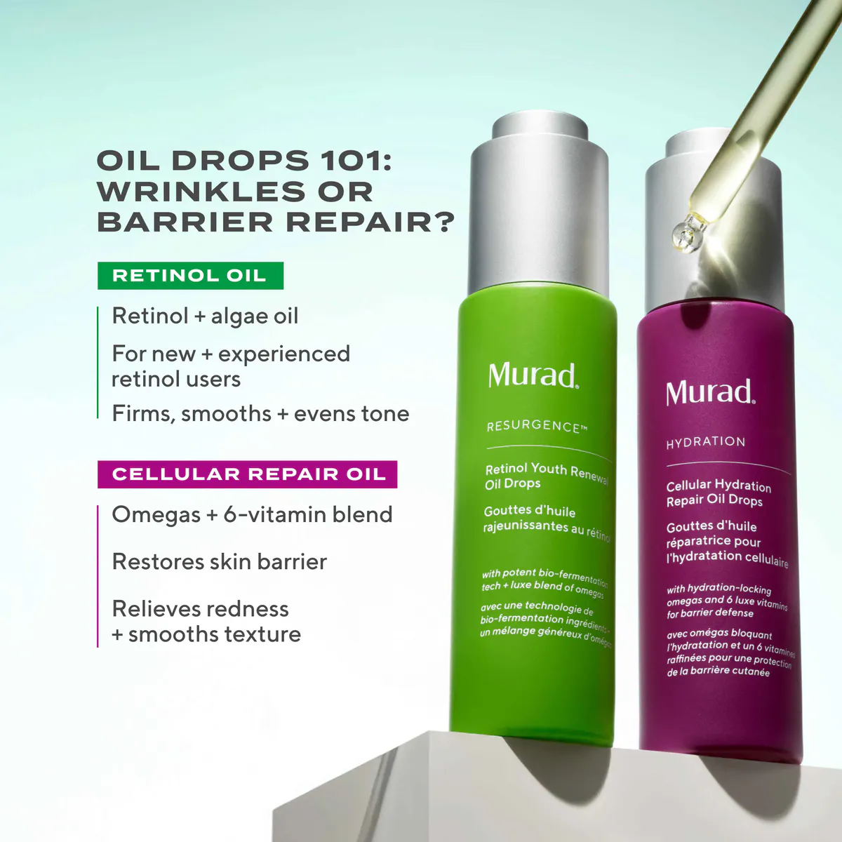 Murad Retinol Youth Renewal Face Oil Drops 30ml, view 6