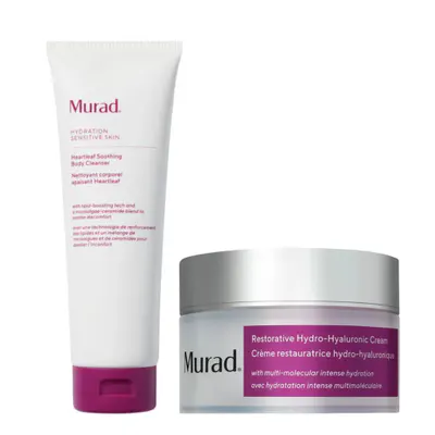 Murad Soothe & Calm Sensitive Skin Cleanser & Hydro-Hyaluronic Cream Bundle