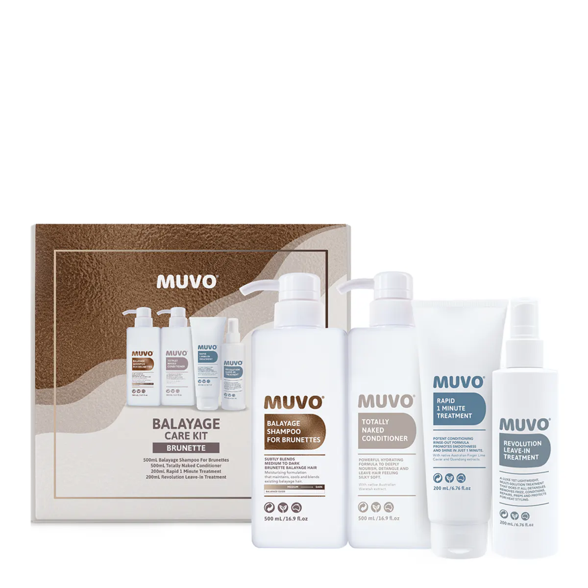 Muvo Balayage Care Kit For Brunettes