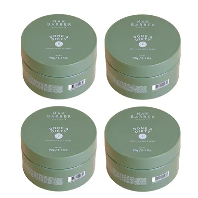 Nak Done.n.Dirty Hard Clay 90g Quad Bundle
