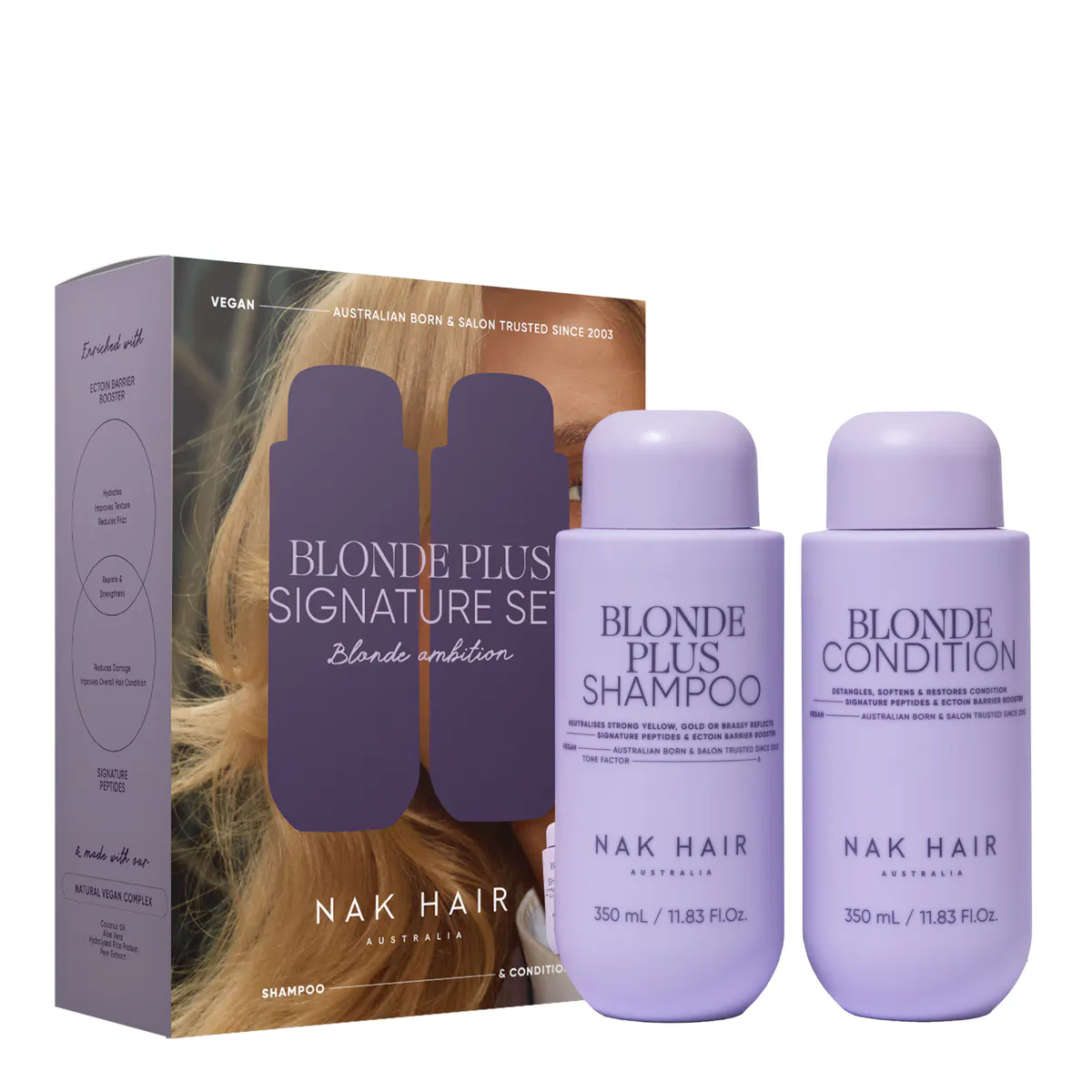 NAK Hair Signature Blonde Plus Duo Pack