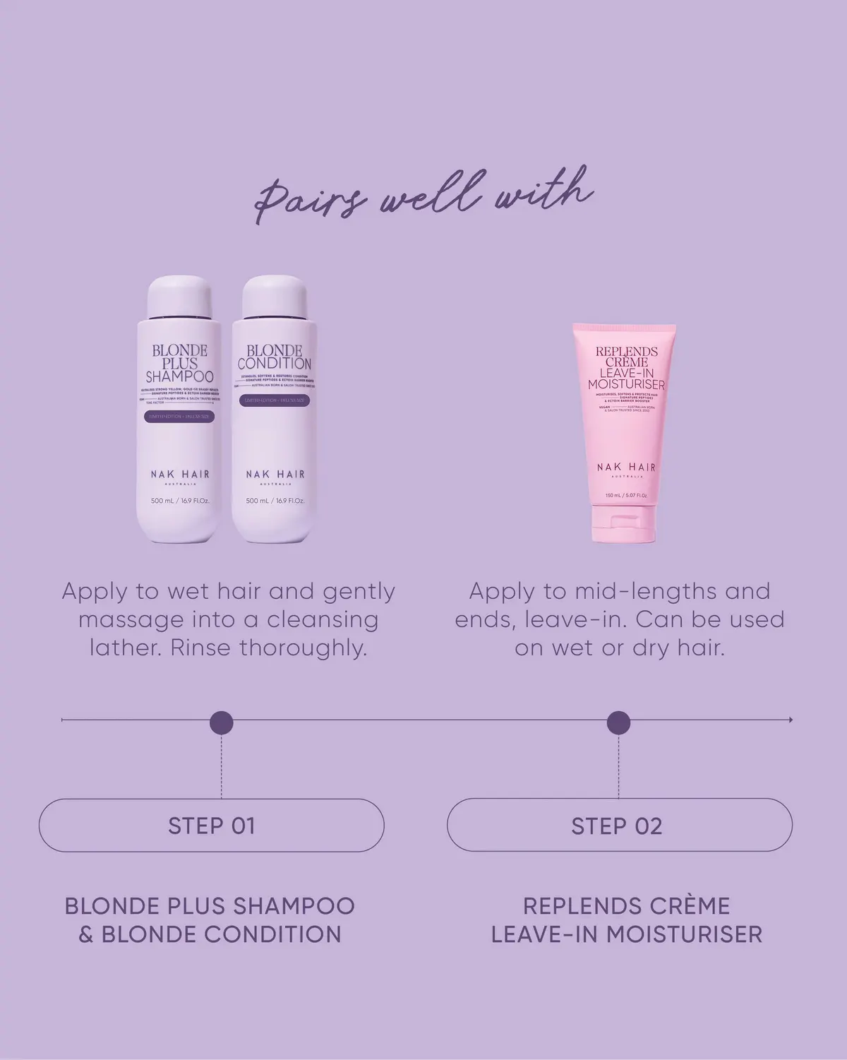 NAK Hair Signature Blonde Plus Duo Pack, view 5