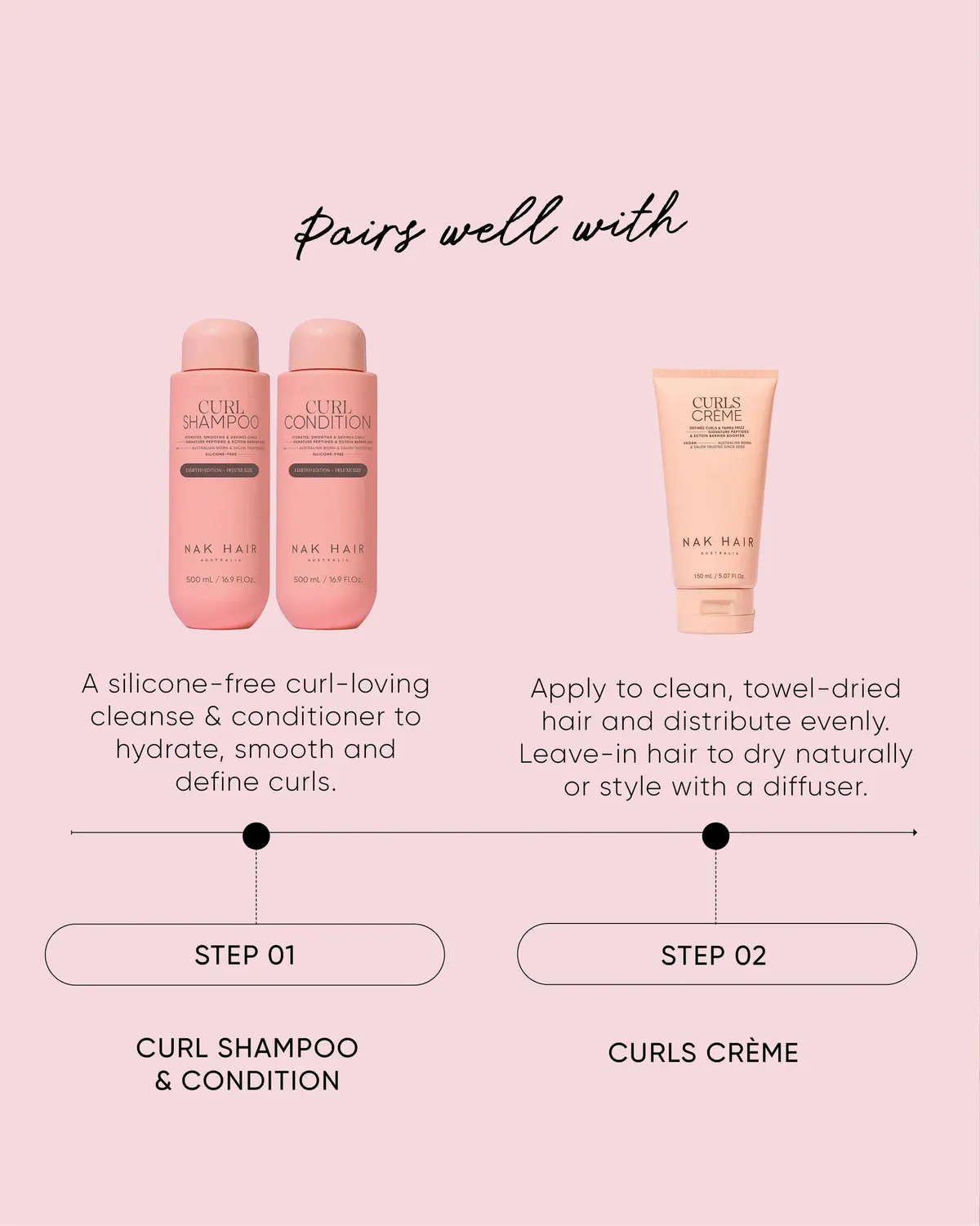 NAK Hair Signature Curls Duo Pack, view 5
