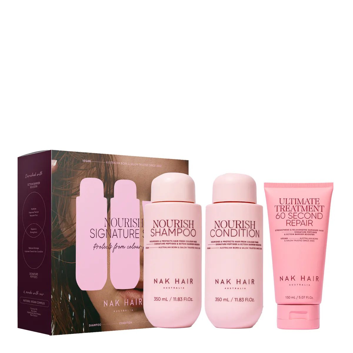 NAK Hair Signature Nourish Trio Pack