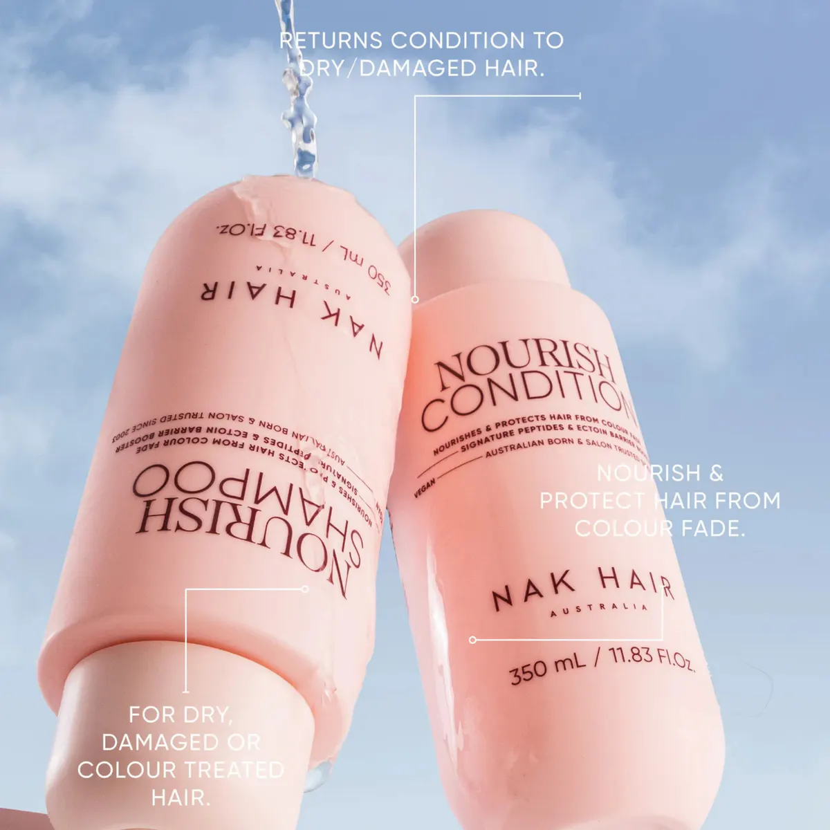 NAK Hair Signature Nourish Trio Pack, view 3