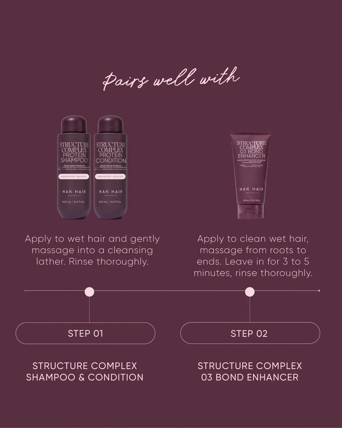 NAK Hair Signature Structure Complex Duo Pack, view 4