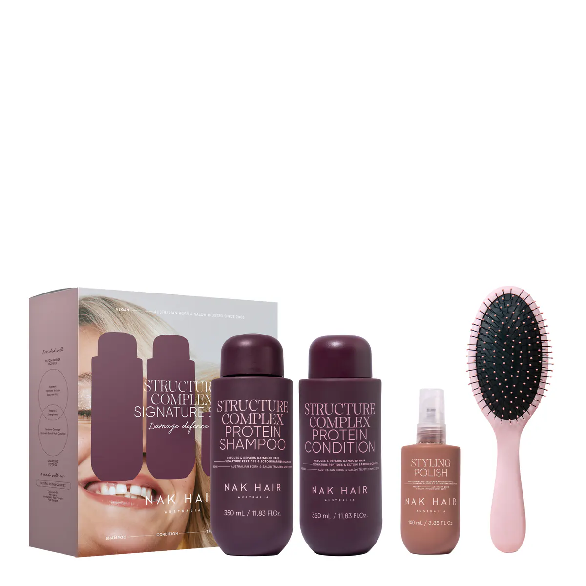 NAK Hair Signature Structure Complex Quad Pack