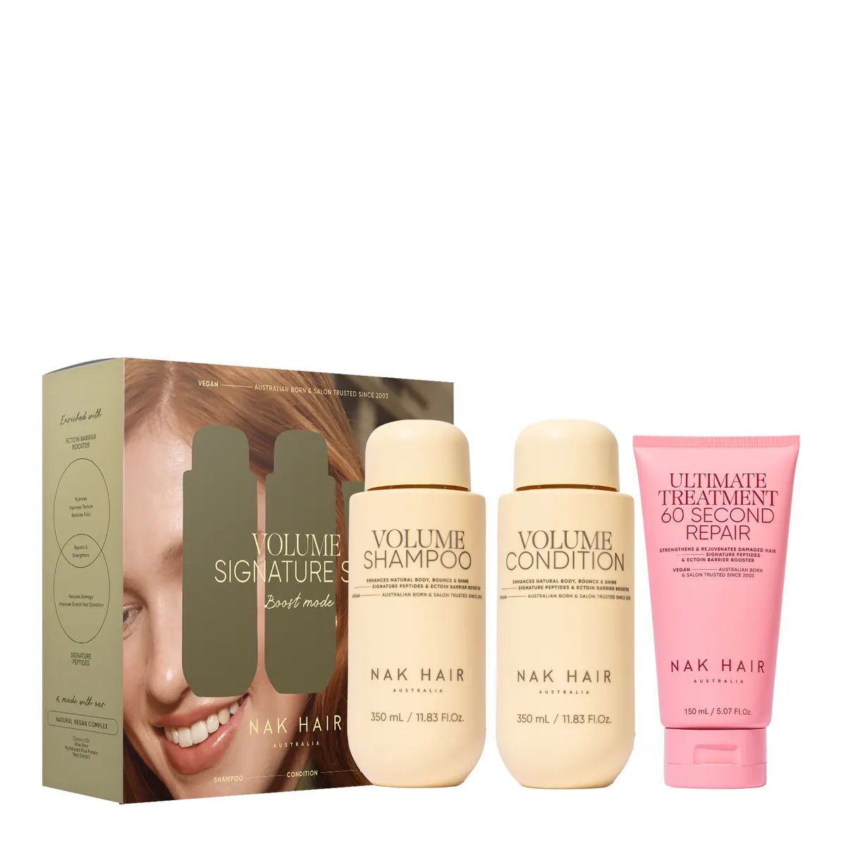 NAK Hair Signature Volume Trio Pack