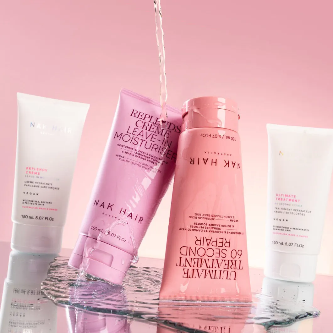 NAK Hair Structure Complex Trio Bundle with Replends Moisture Mask Hydrating Treatment, view 4