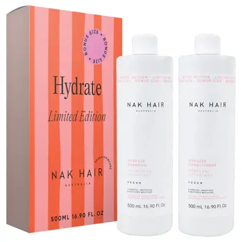 Nak Hydrate Shampoo and Conditioner 500ml Duo Pack Old Packaging