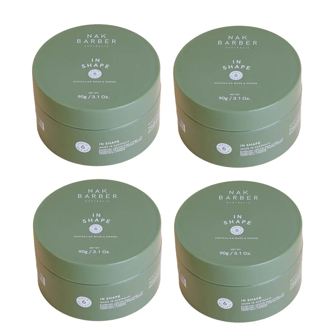 Nak In Shape Shaping Paste 90g Quad Bundle