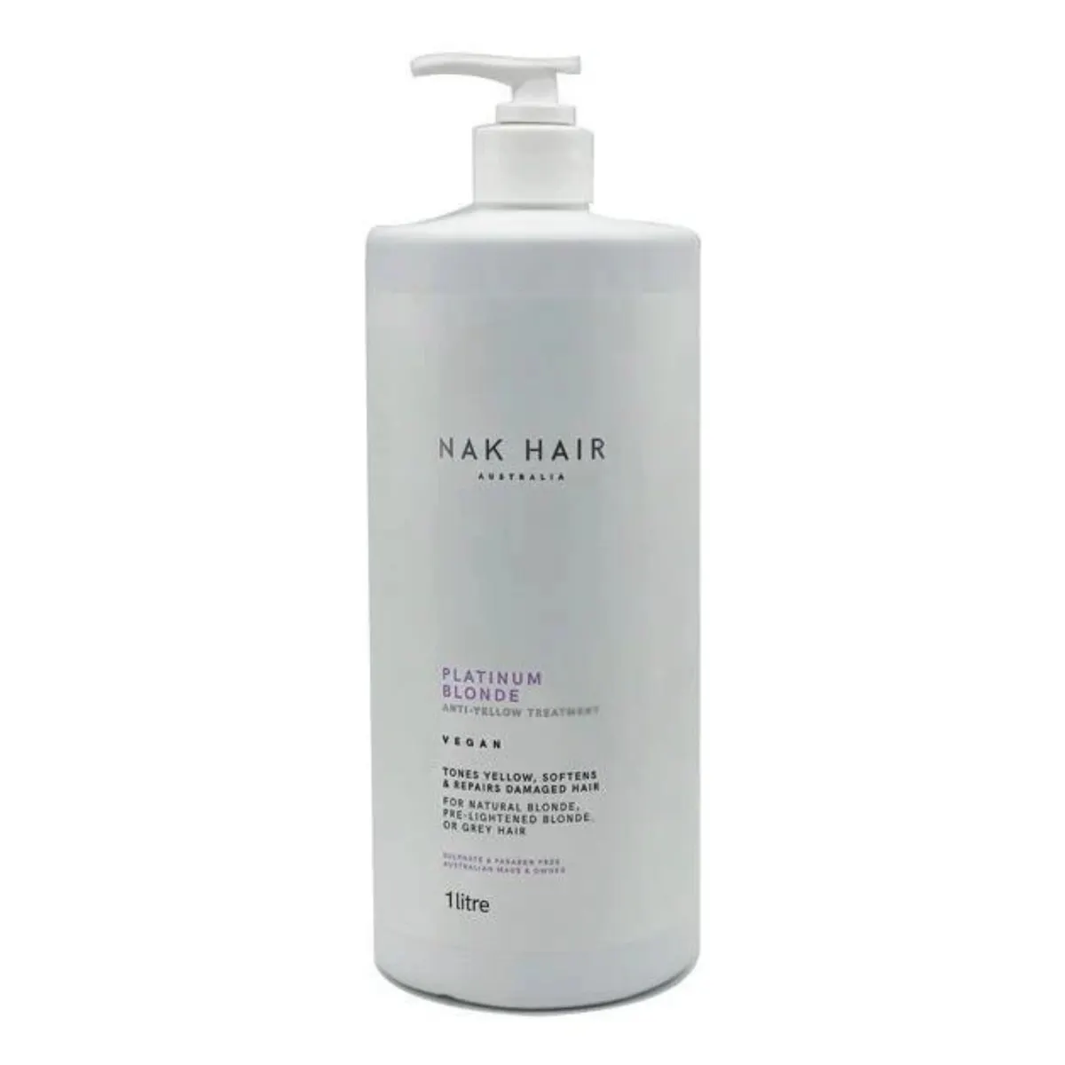 Nak Platinum Blonde Anti-Yellow Treatment 1000ml Old Packaging
