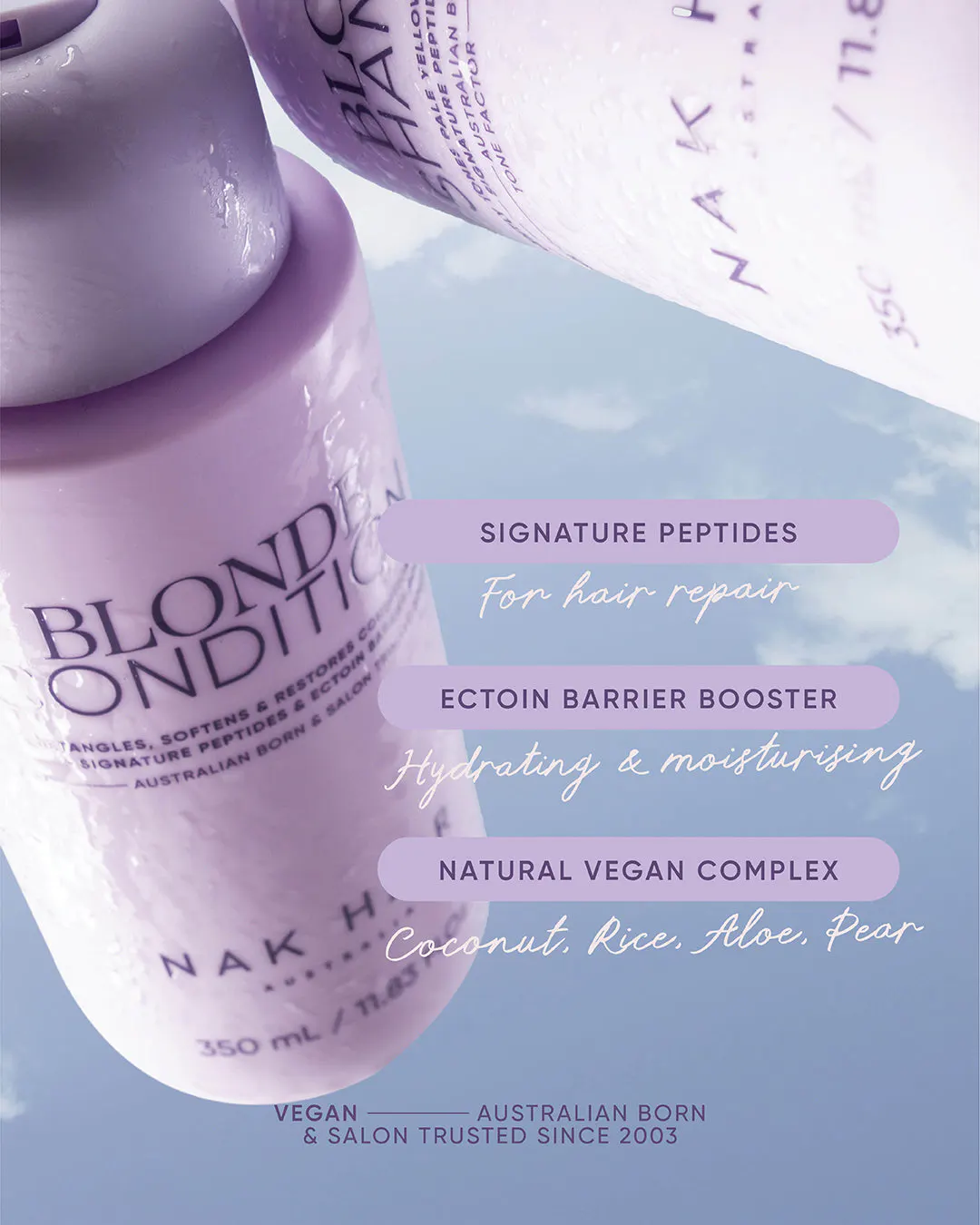 NAK Hair Blonde Conditioner 350ml, view 4