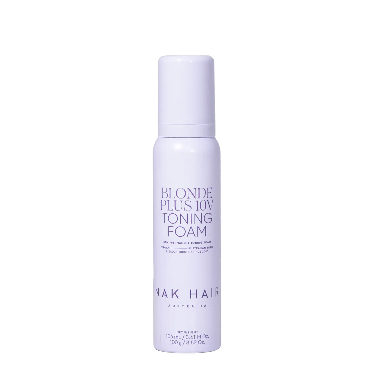 NAK Hair Blonde Plus 10V Toning Foam 100g