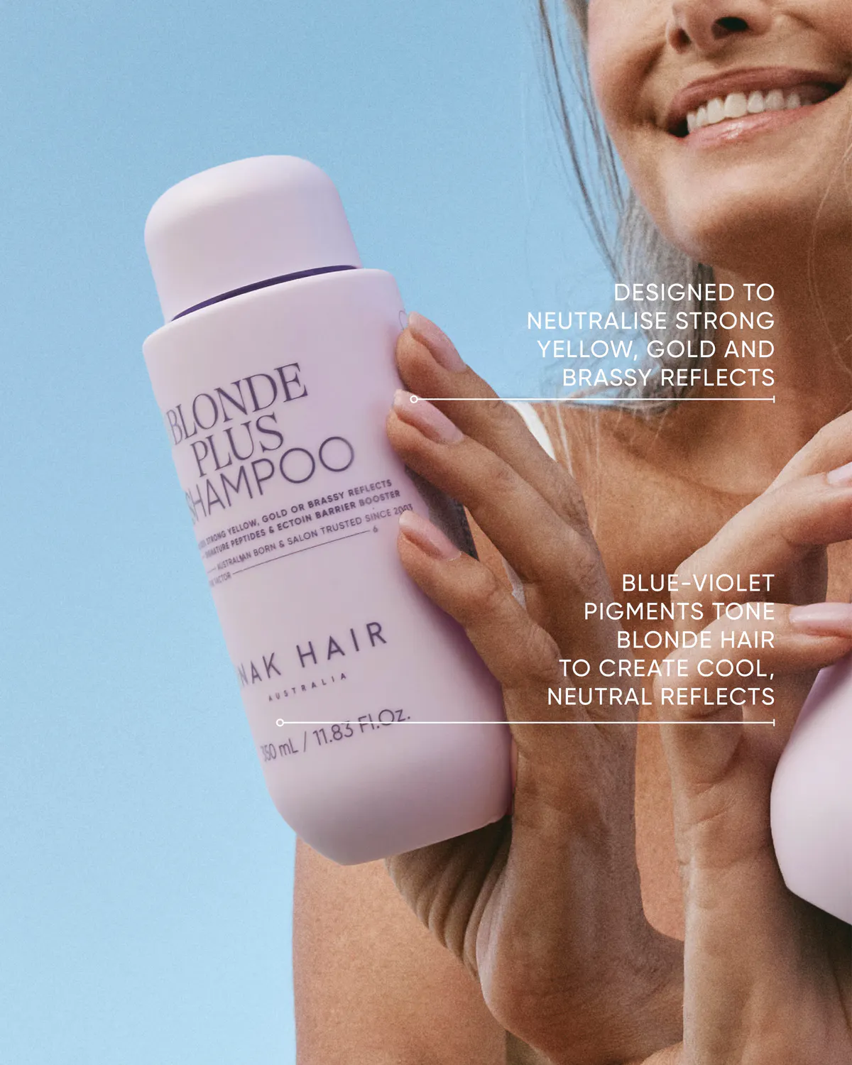 NAK Hair Blonde Plus Shampoo 350ml, view 5