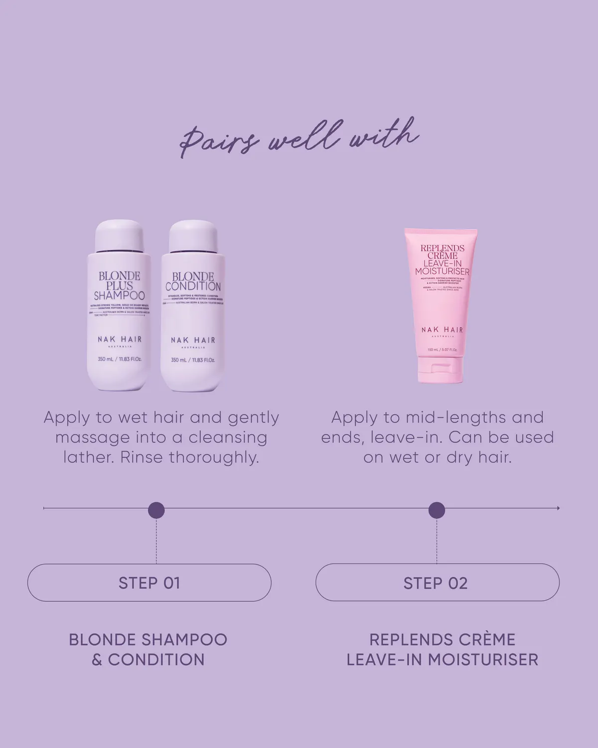 NAK Hair Blonde Plus Shampoo 350ml, view 6