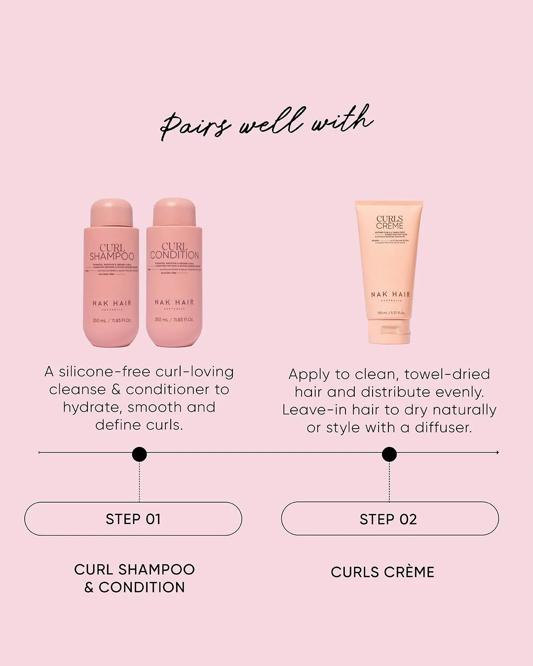 NAK Hair Curl Shampoo 350ml, view 6