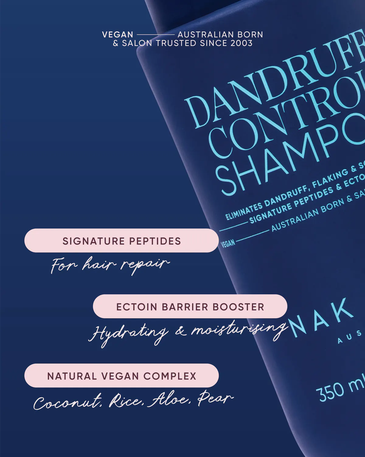 NAK Hair Dandruff Control Shampoo 350ml, view 4