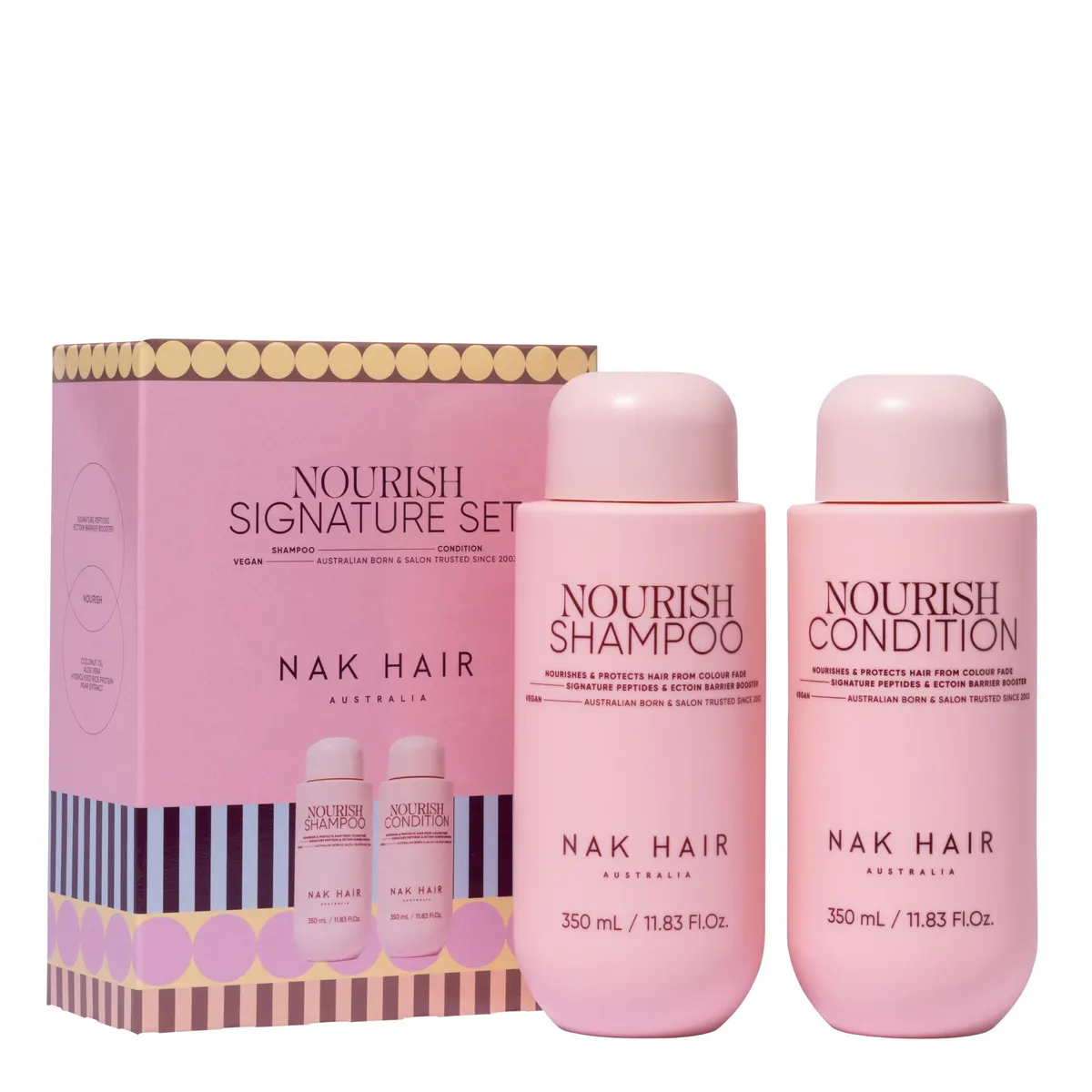 NAK Hair Holiday Nourish 350ml Duo Pack