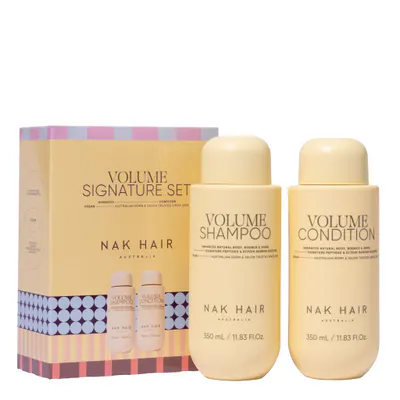 NAK Hair Holiday Volume 350ml Duo Pack