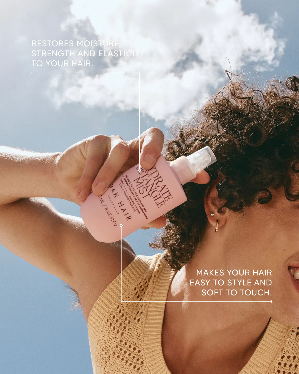 NAK Hair Hydrate Detangle Mist 250ml, view 5