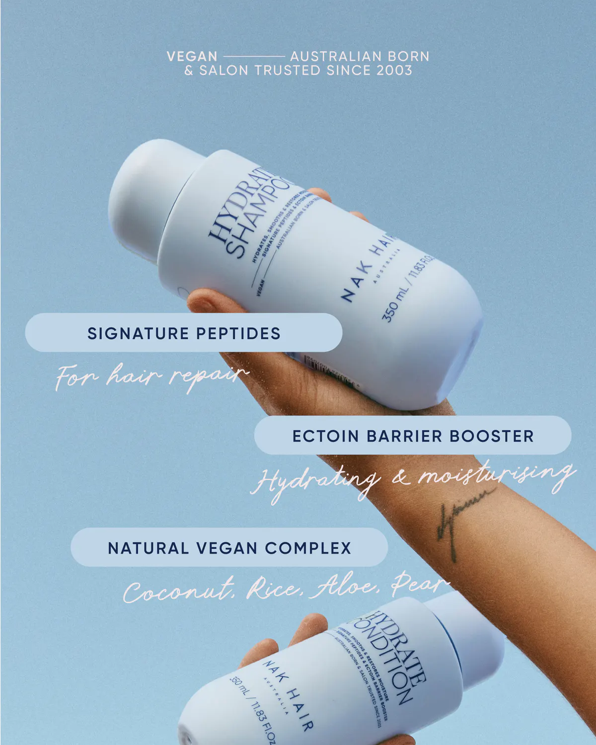 NAK Hair Hydrate Shampoo 350ml, view 4