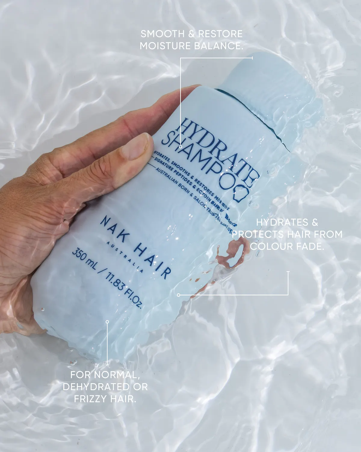NAK Hair Hydrate Shampoo 350ml, view 6