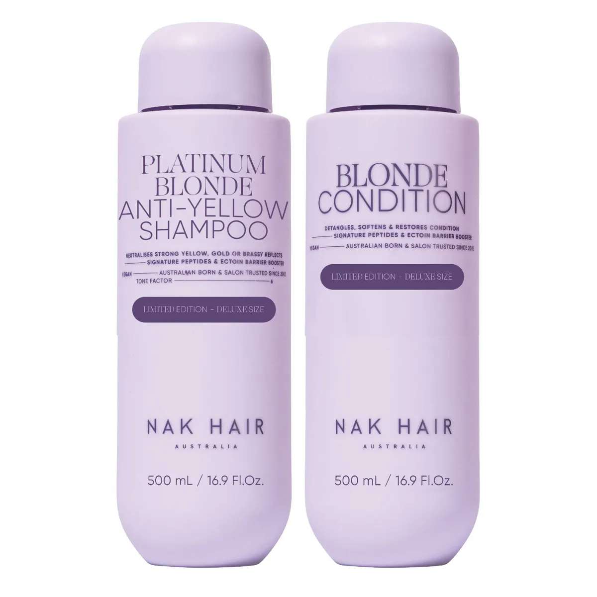 NAK Hair Limited Edition Platinum Blonde Duo 500ml, view 2