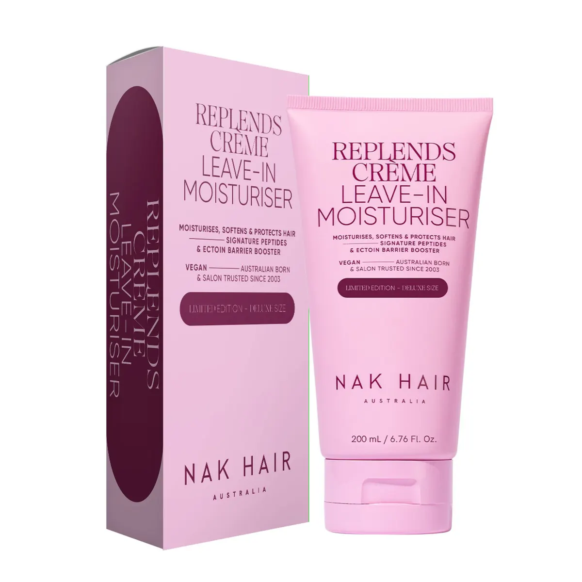 NAK Hair Limited Edition Replends Leave-In Moisturiser 200ml, view 2