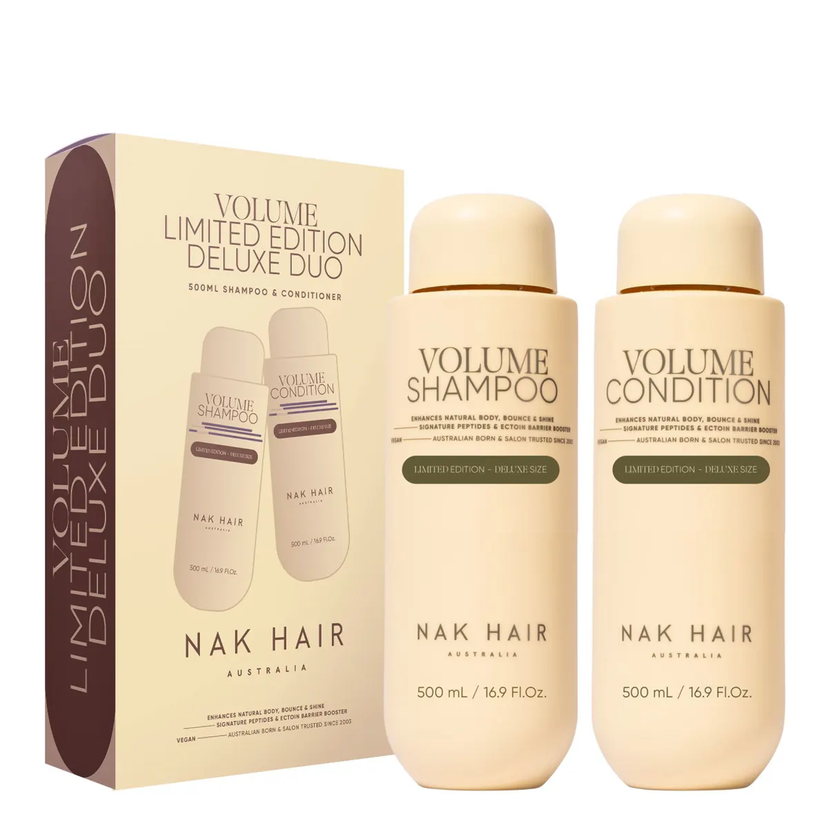 NAK Hair Limited Edition Volume Duo 500ml
