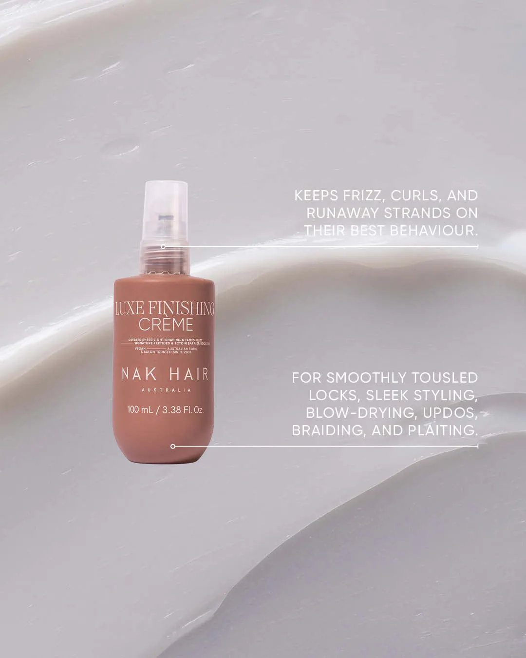 NAK Hair Luxe Finishing Creme 100ml, view 5