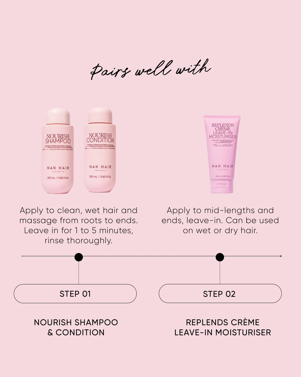 NAK Hair Nourish Conditioner 350ml, view 7